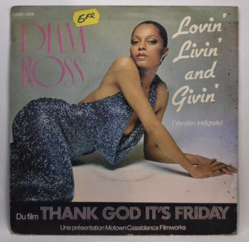 Lovin, Livin and Givin Diana Ross – 45-U/min-Vinyl-Schallplatte