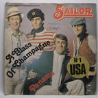 A Glass of Champagne Sailor - 45 rpm vinyl record
