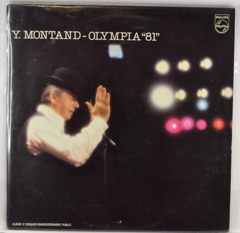 yves montand olympia 81 - disque vinyle 33 tours