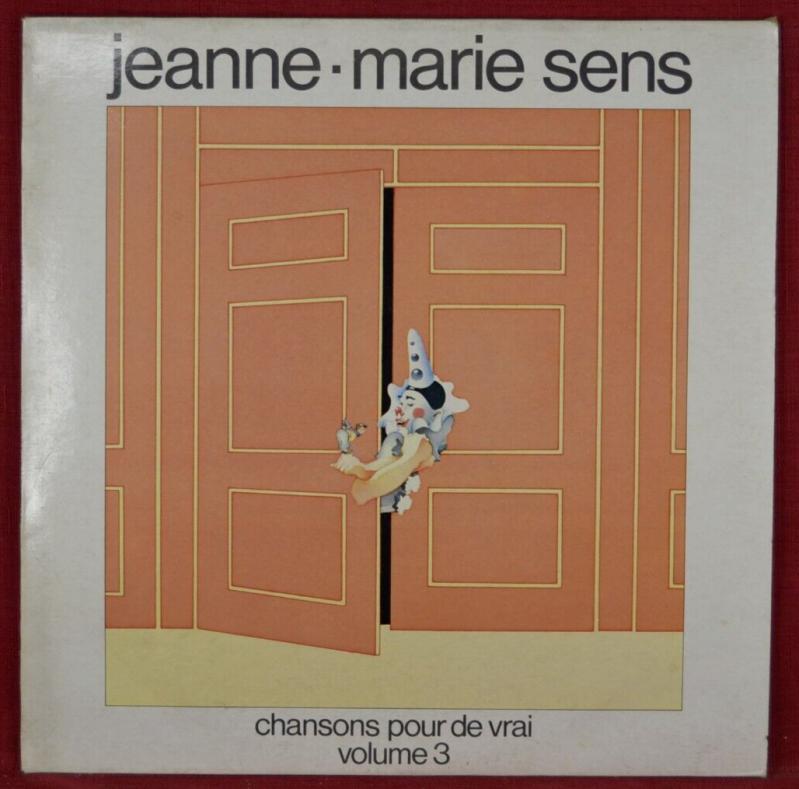Jeanne Marie Sens songs for real - 33 rpm vinyl record