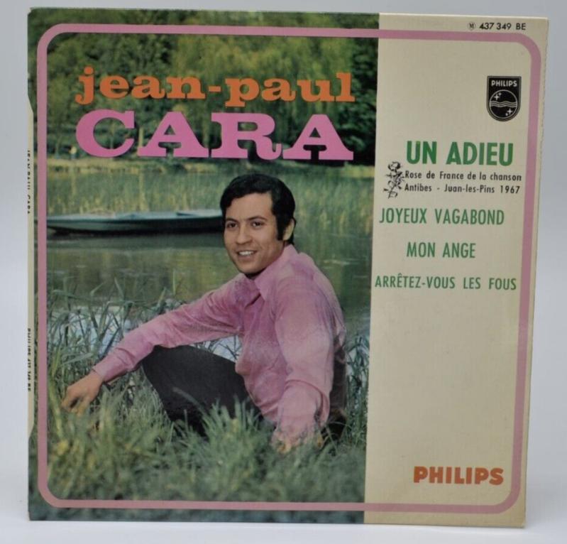 Un adieu - Jean-Paul Cara - disque vinyle 45 tours