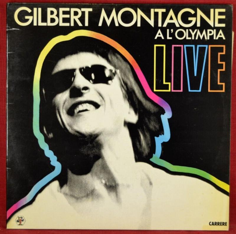 Gilbert Montagné bei Olympia Live – 33 U/min Vinyl-Schallplatte