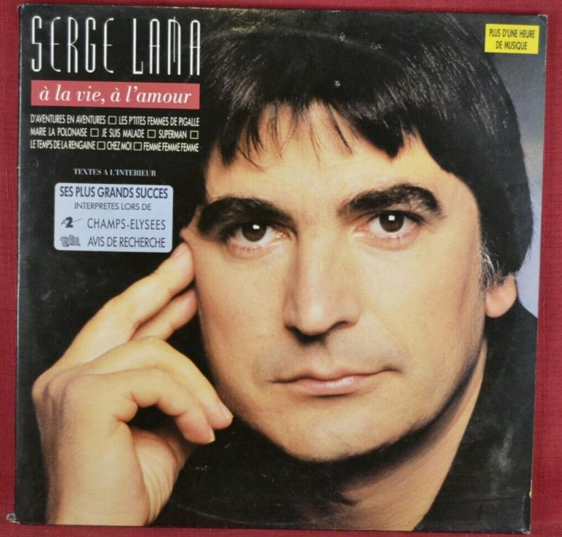 Serge Lama, Leben und Liebe – 33 U/min Vinyl-Schallplatte