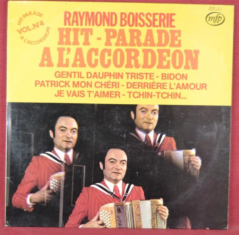 Raymond Boisserie – Akkordeon-Hitparade – Vol. 4 – 33 U/min Vinyl-Schallplatte