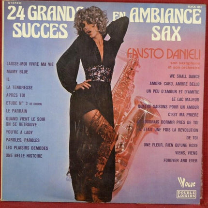 24 großartige Saxophon-Hits – 33 U/min Vinyl-Schallplatte