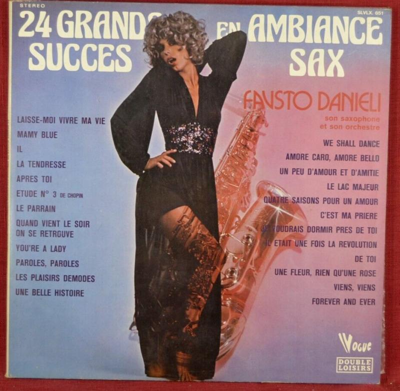 24 großartige Saxophon-Hits – 33 U/min Vinyl-Schallplatte