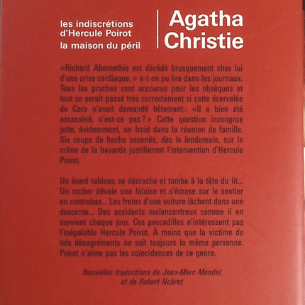 Les indiscrétions d'Hercule Poirot - La maison du péril - Agatha Christie - livre