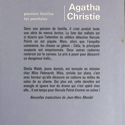 Pension Vanilos - Les Pendules - Agatha Christie - livre