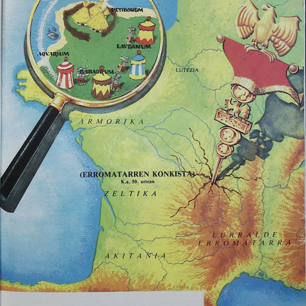 Asterix Zanga Handia - édition originale - Goscinny, Uderzo - livre en Basque