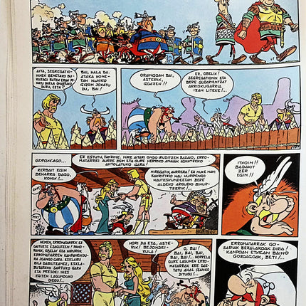 Asterix Zanga Handia - édition originale - Goscinny, Uderzo - livre en Basque