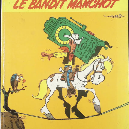 Lucky Luke – Tome 18 : Le Bandit manchot – bande dessinée western humoristique de Morris – aventures et duels dans l’Ouest - livre BD