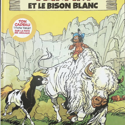 Yakari – Tome 2 : Yakari et le Bison Blanc – bande dessinée jeunesse de JOB et Derib – aventures, nature et amitié - livre BD