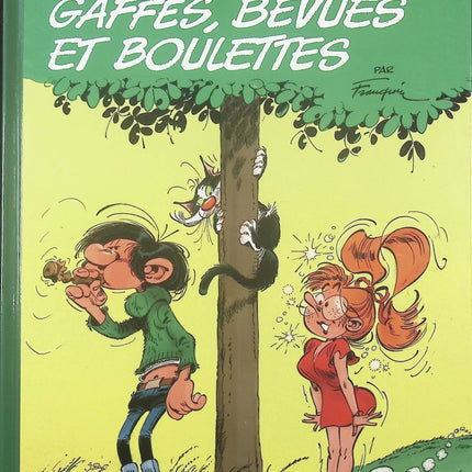 Gaston – Tome 16 : Gaffes, Bévues et Boulettes – bande dessinée humoristique d’André Franquin – inventions, gaffes et situations absurdes - livre BD