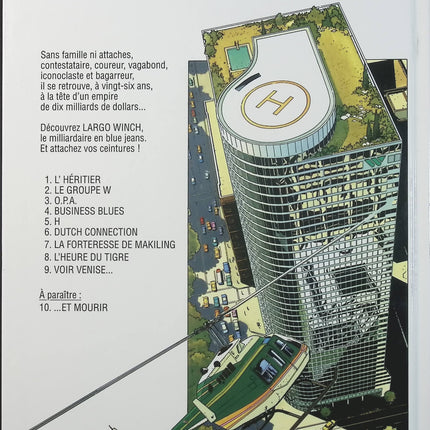 Largo Winch Tome 6 – Dutch Connection – Philippe Francq, Jean Van Hamme – BD aventure, action et thriller financier - Livre BD