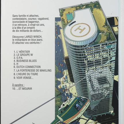 Largo Winch Tome 4 – Business Blues – Philippe Francq, Jean Van Hamme – BD aventure, action et thriller financier - Livre BD