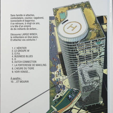 Largo Winch Tome 3 – O.P.A. – Philippe Francq, Jean Van Hamme – BD aventure, action et thriller financier - Livre BD