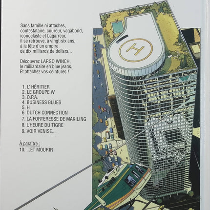 Largo Winch Tome 2 – Le Groupe W – Philippe Francq, Jean Van Hamme – BD aventure, action et thriller financier - Livre BD
