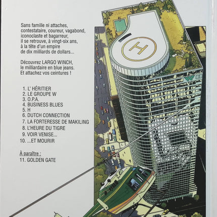 Largo Winch Tome 10 – Et Mourir – Philippe Francq, Jean Van Hamme – BD aventure, action et thriller financier - Livre BD