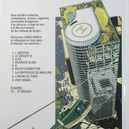 Largo Winch Tome 9 – Voir Venise – Philippe Francq, Jean Van Hamme – BD aventure, action et thriller financier - Livre BD