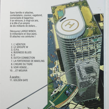 Largo Winch Tome 8 – L’Heure du Tigre – Philippe Francq, Jean Van Hamme – BD aventure, action et thriller financier - Livre BD
