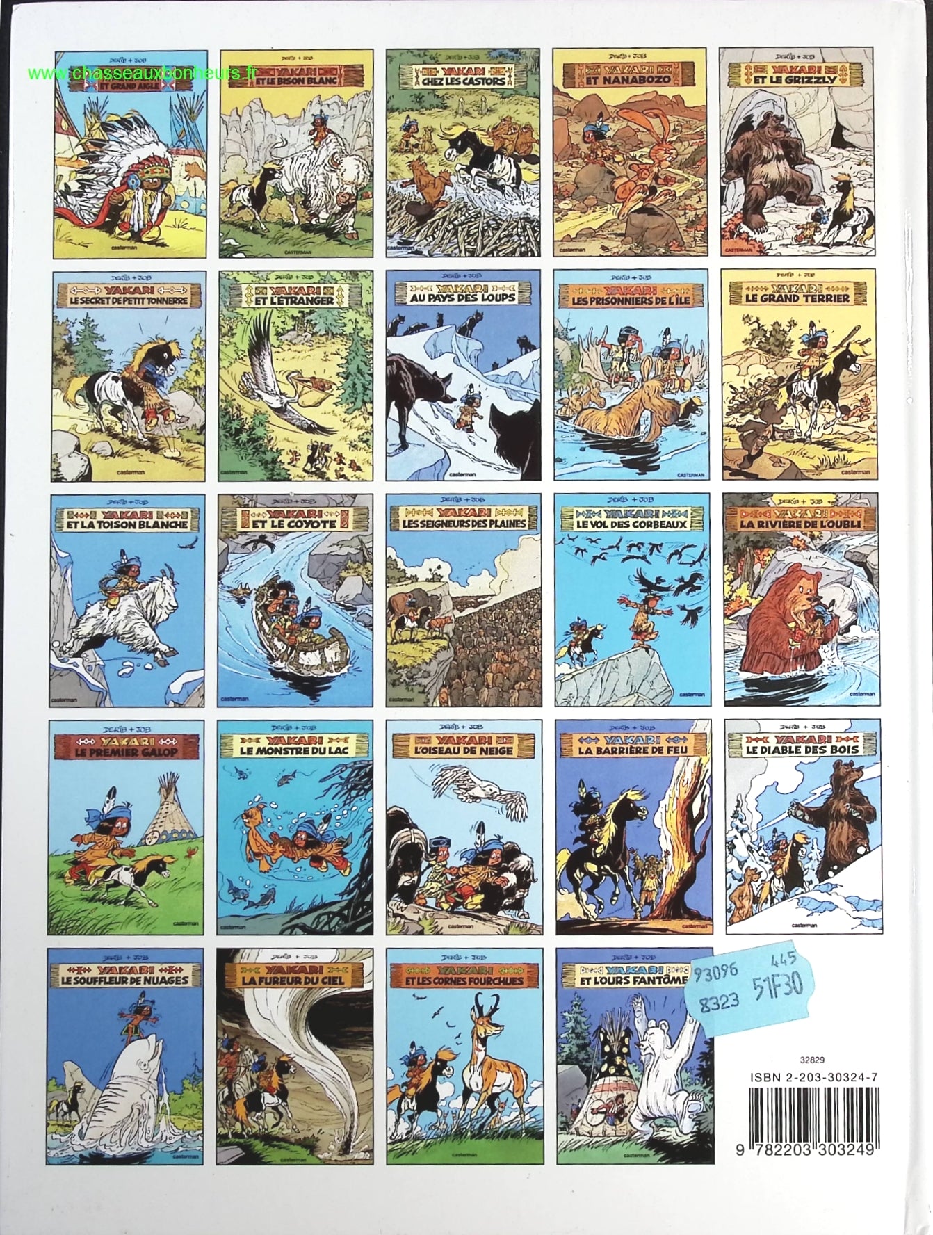 Yakari, tome 24 - Yakari et l'ours fantôme - Derib Job - livre BD