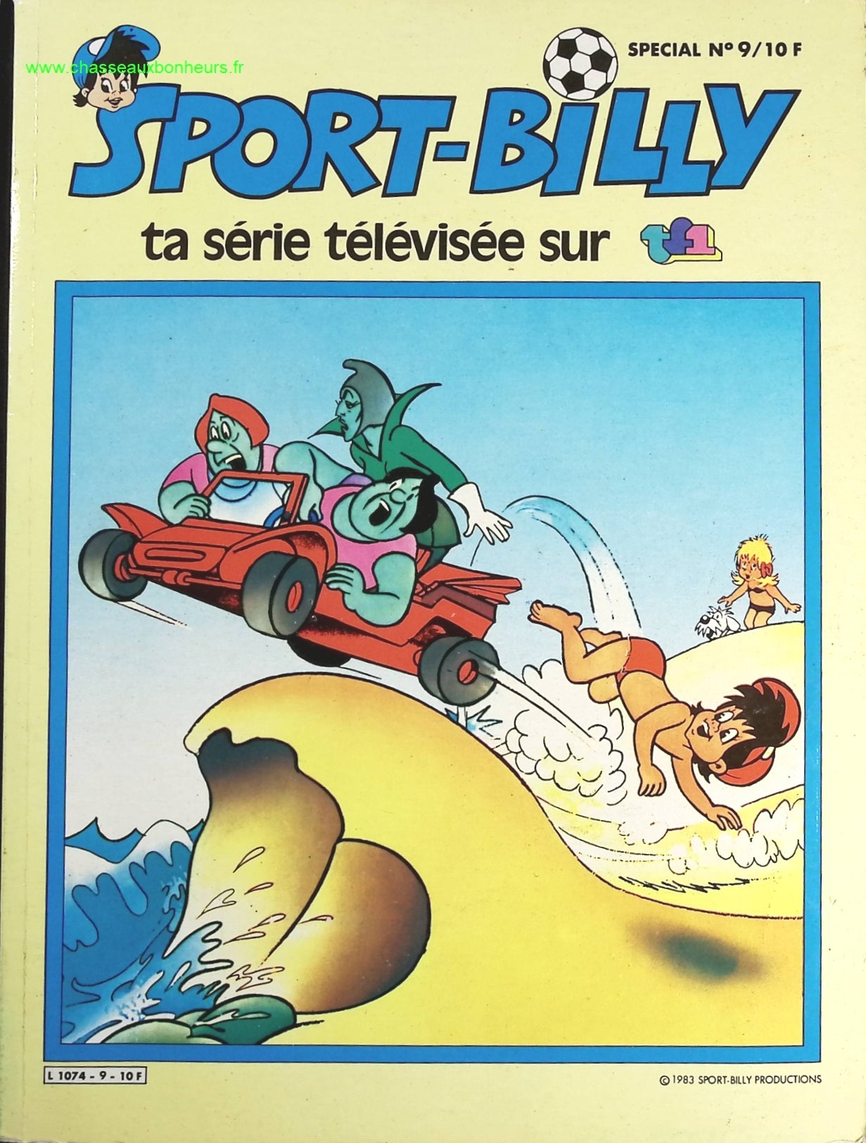 Sport Billy N° 9 - Billy et la terreur des plages - livre BD