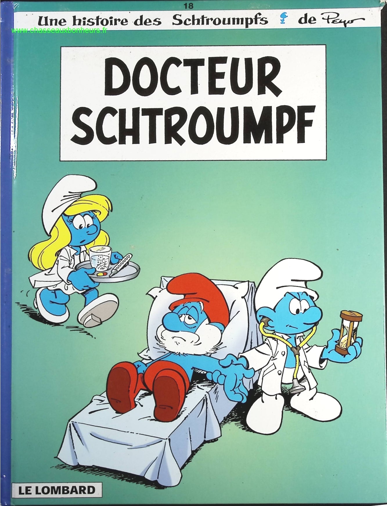 Les Schtroumpfs Tome 18 - Docteur Schtroumpf - Peyo - livre BD