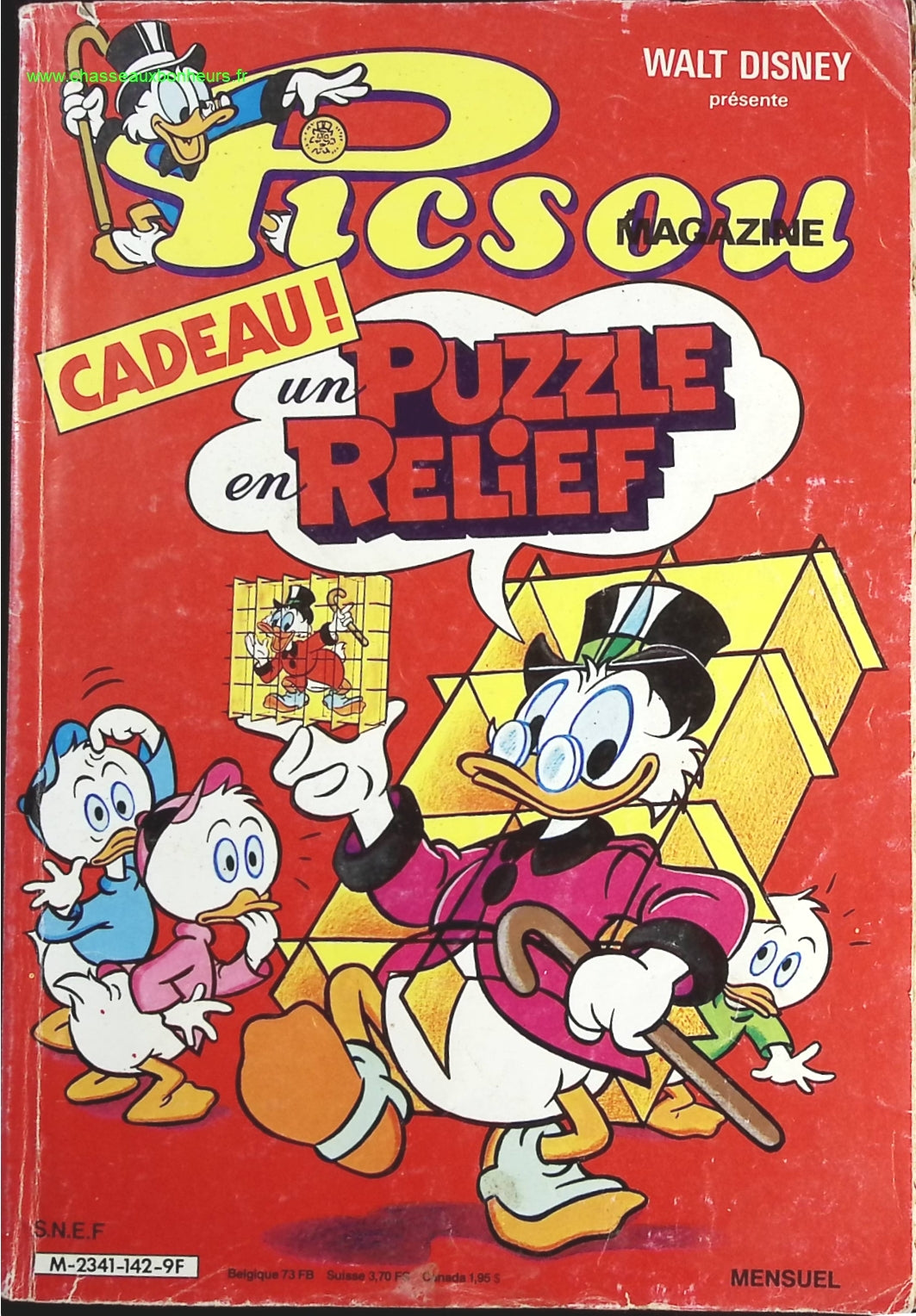 Un puzzle en relief - Picsou magazine N° 142 - livre BD