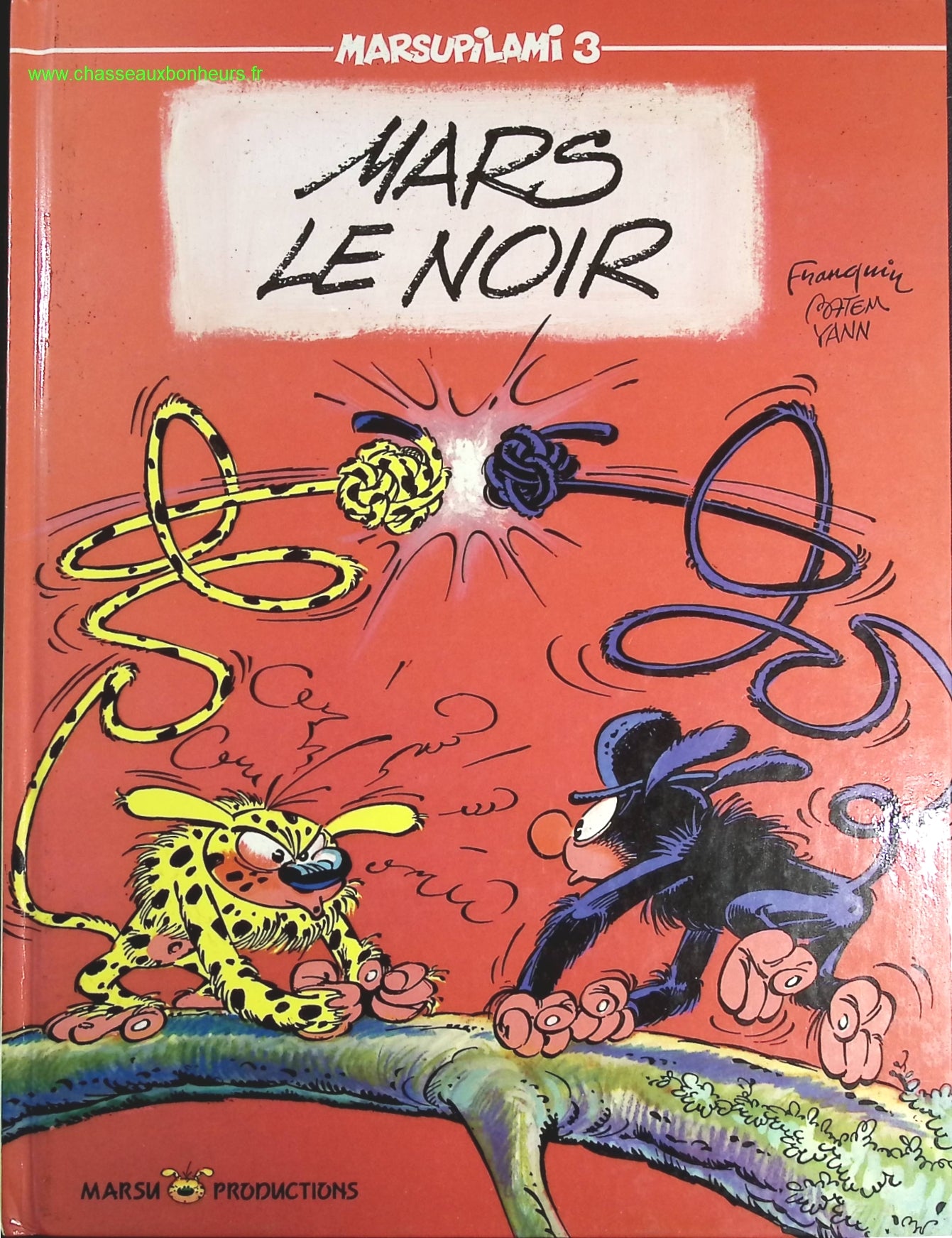 Marsupilami Tome 3 - Mars Le Noir - André Franquin Batem Yann - livre BD