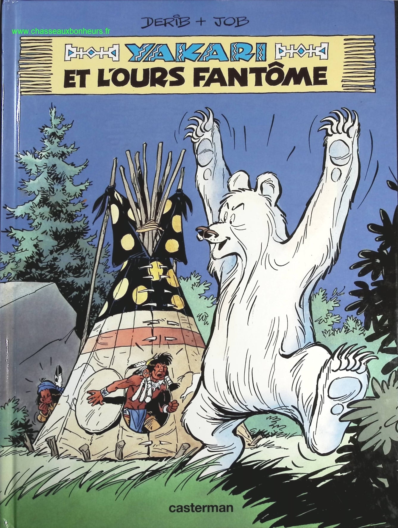 Yakari, tome 24 - Yakari et l'ours fantôme - Derib Job - livre BD