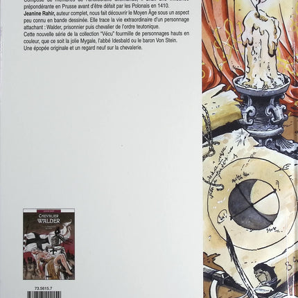 Chevalier Walder, tome 1, Le prisonnier de Dieu - Jeanine Rahir - livre BD