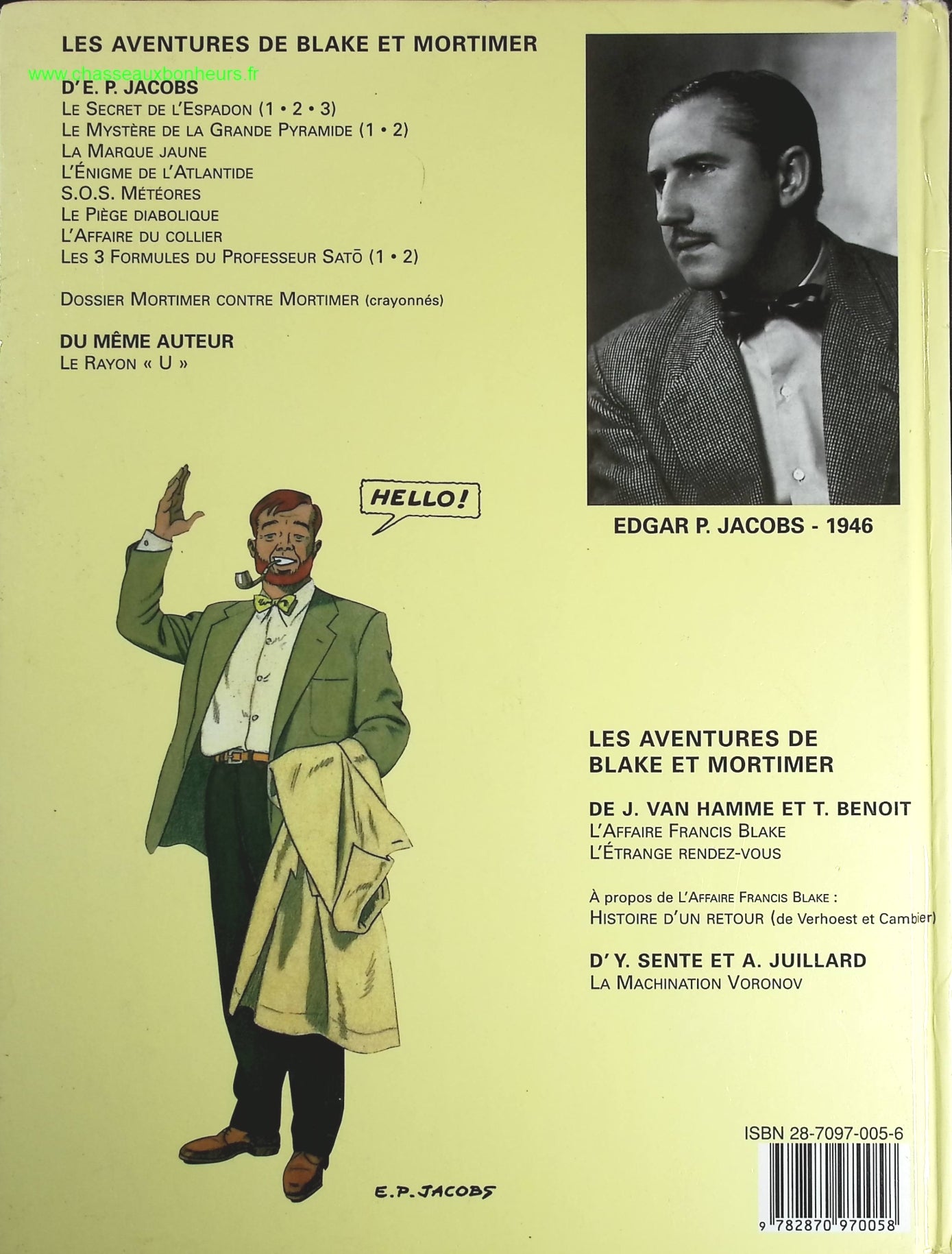 Das Geheimnis des Schwertfisches, Band 1 - Blake &amp; Mortimer, Nr. 1 - Edgar Pierre Jacobs - 2002 - Comic