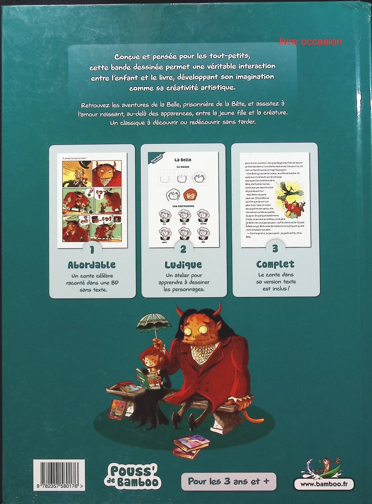 La belle et la bête - David - livre BD