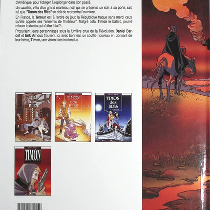Les manteaux noirs tome 4 - Timon des Blés - Daniel Bardet Erik Arnoux - livre BD