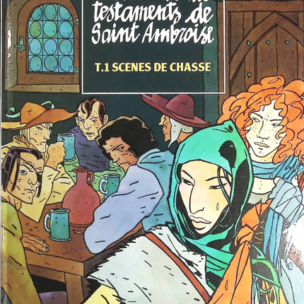 Scènes de chasse tome 1 - Rebecca et les testaments de Saint-Ambroise - Renato Queirolo Anna Brandoli - livre BD