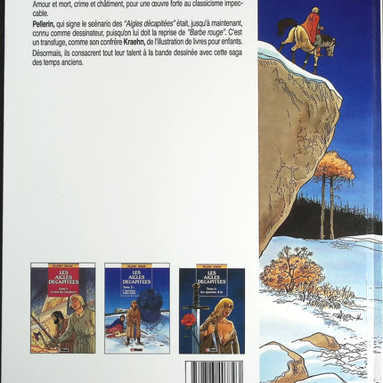L'héritier Sans Nom tome 2 - Les Aigles décapitées - Patrice Pellerin Jean-Charles Kraehn - livre BD
