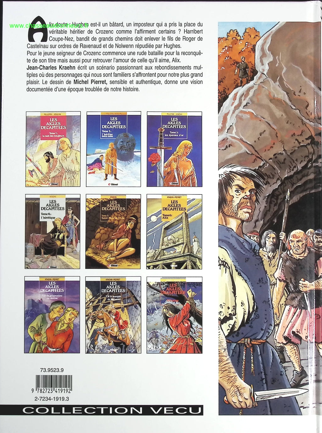 L'otage tome 9 - Les Aigles décapitées - Jean-Charles Kraehn Michel Pierret - livre BD