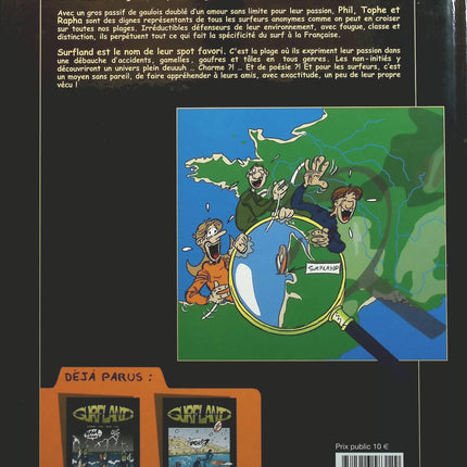 Surfland N°3 - Tophe Chaix - livre BD