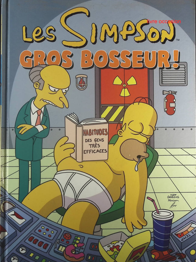 Les Simpson - tome 8 : Gros bosseur ! - Matt Groening - Livre BD