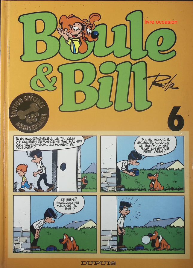 Boule & Bill - tome 6 - Jean Roba - Livre BD