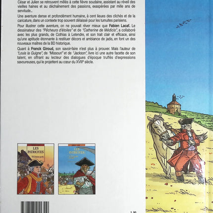 Le Grand saccage tome 2 - Les Patriotes - Fabien Lacaf, Frank Giroud - livre BD