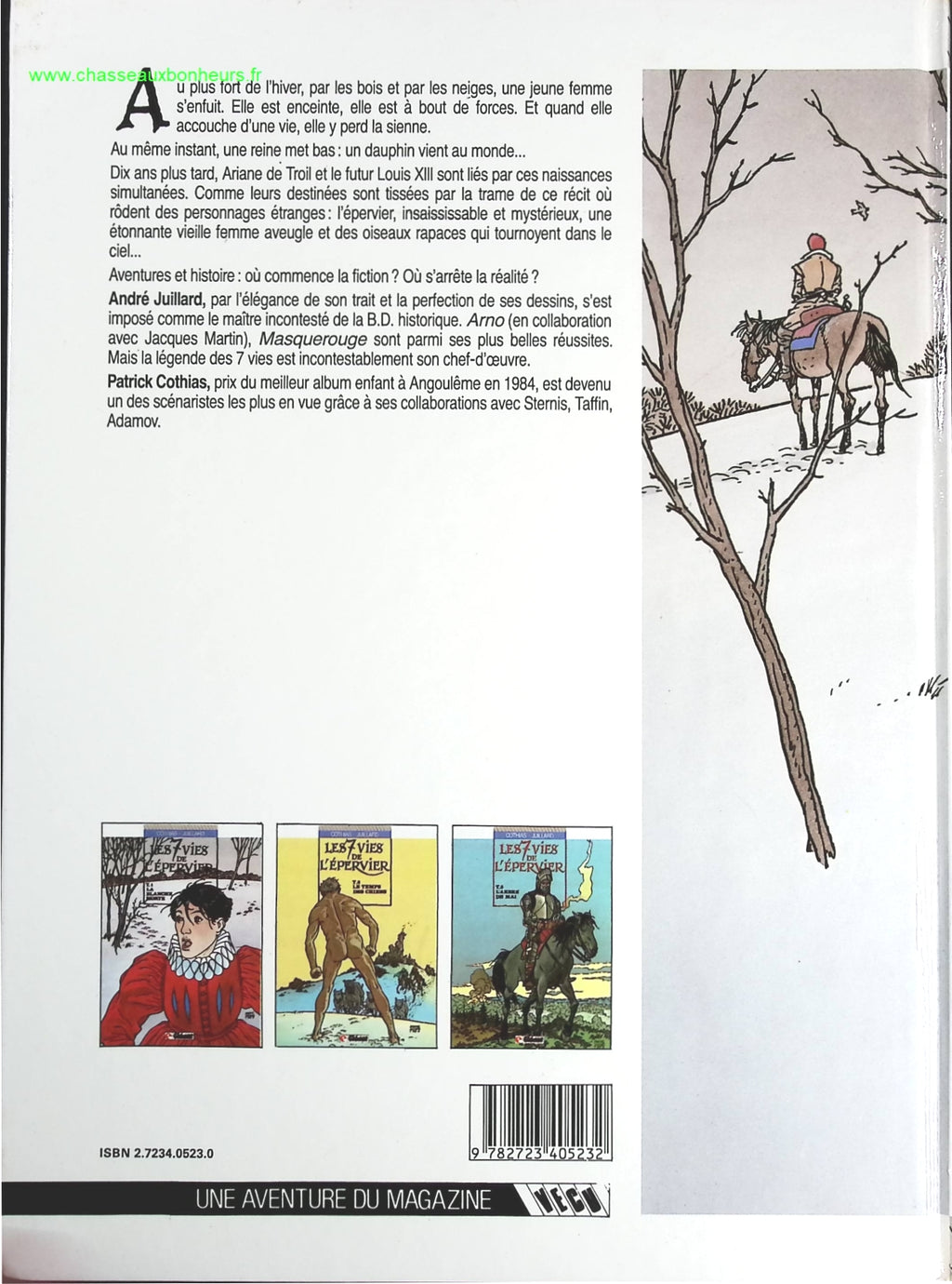 La Blanche Morte tome 1 - Les 7 Vies De L'épervier - Patrick Cothias, André Juillard - livre BD