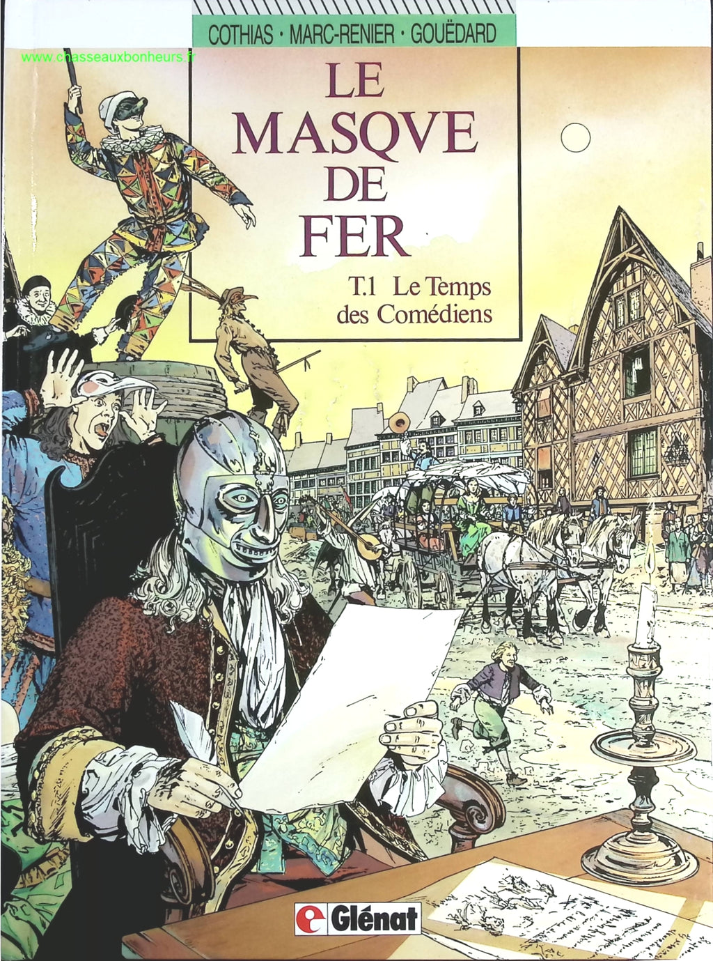 Le Temps Des Comédiens tome 1 - Le Masque de fer - Marc-Rénier, Patrick Cothias - livre BD