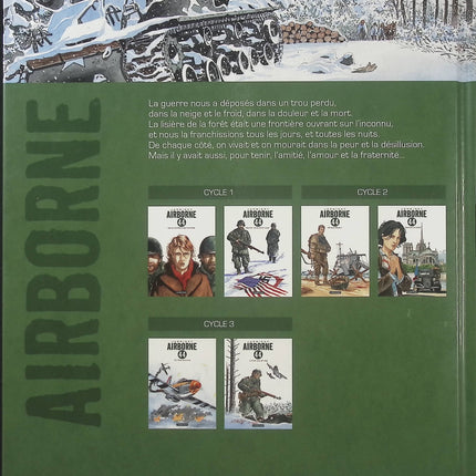 Airborne 44 Tome 6 L’hiver aux armes – Philippe Jarbinet, BD historique sur la Seconde Guerre mondiale et les combats en hiver - Livre BD