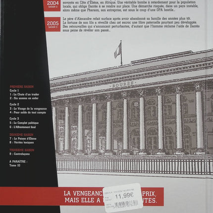 Dantès Tome 9 Contrefaçons – Pierre Boisserie, Philippe Guillaume et Erik Juszezak, BD thriller financier et enquête - Livre BD