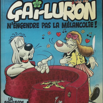 Gai-Luron n’engendre pas la mélancolie Tome 9 – Gotlib – Bande dessinée humoristique, gags absurdes et aventures du chien le plus impassible de la BD - Livre BD