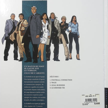 I.R.$. Team Tome 4 – Le Dernier tir – Stephen Desberg, Bourgne – BD thriller et enquête dans l’univers du sport et des affaires - Livre BD