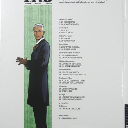 I.R.$ – Les Dossiers Max Tome 0 – Stephen Desberg, Vrancken et Henri Reculé – BD policière, thriller financier et univers de Larry B. Max - Livre BD