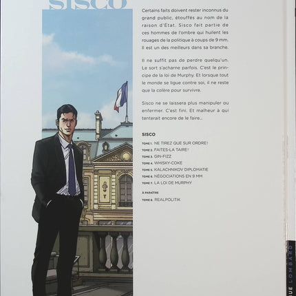 Sisco Tome 7 – La Loi de Murphy – Benec et Thomas Legrain | BD thriller politique, espionnage et action - Livre BD