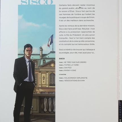 Sisco Tome 4 – Whisky-Coke – Benec et Thomas Legrain | BD d’espionnage, thriller politique et action - Livre BD